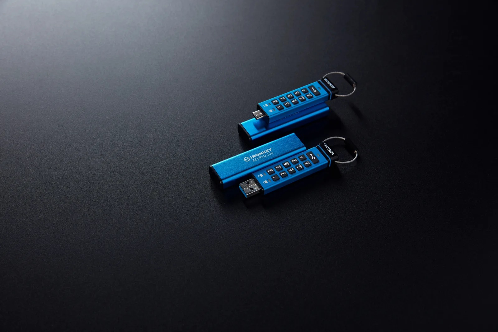 Kingston IronKey Keypad 200 - USB-Flash-Laufwerk - 128 GB, Ansicht 3
