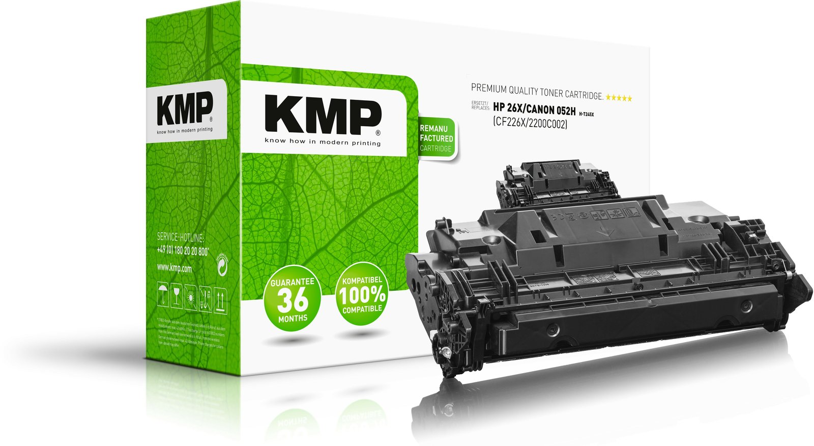 KMP H-T245X - 12000 Seiten - Schwarz - 1 Stück(e)