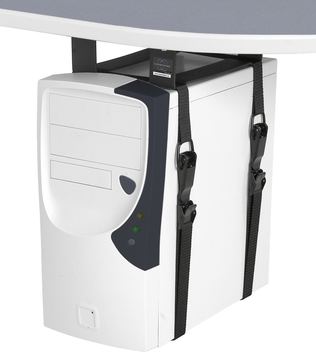 Kondator LiftFix - Tischmontierte CPU-Halterung - Schwarz - 330 x 50 x 100 mm - 1,05 kg von LumaTech
