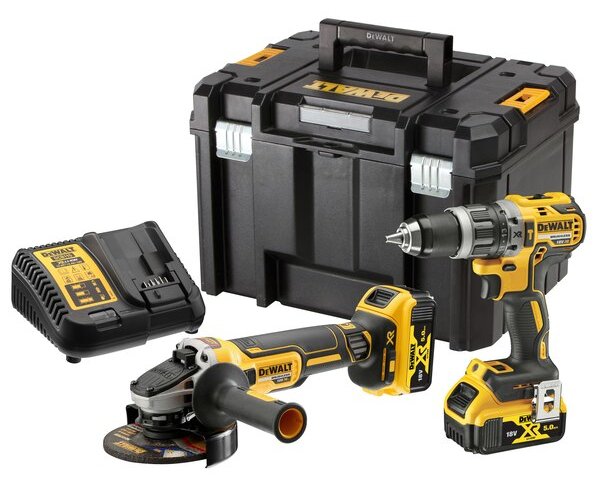 DeWalt DCK2080P2T Kombopack Akku-Maschinenset inkl. Koffer + 2 Akkus 5.0Ah