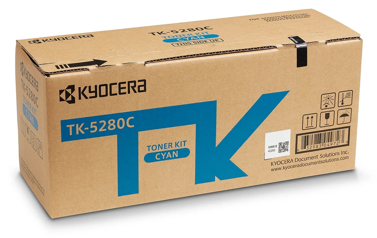 Kyocera TK 5280C - Cyan - Original - Tonersatz, Ansicht 2
