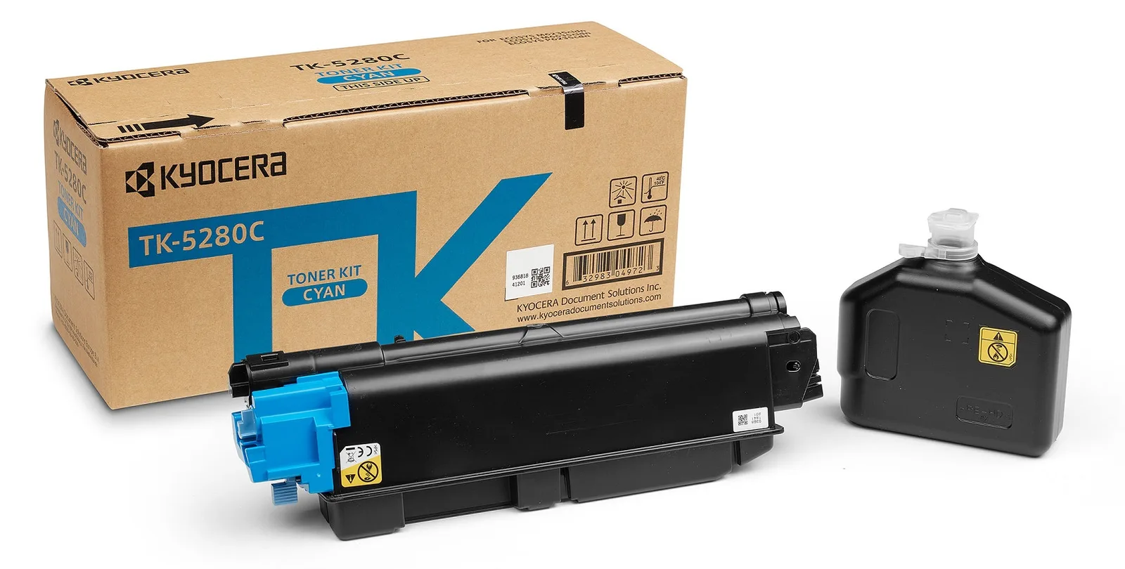 Kyocera TK 5280C - Cyan - Original - Tonersatz, Ansicht 3