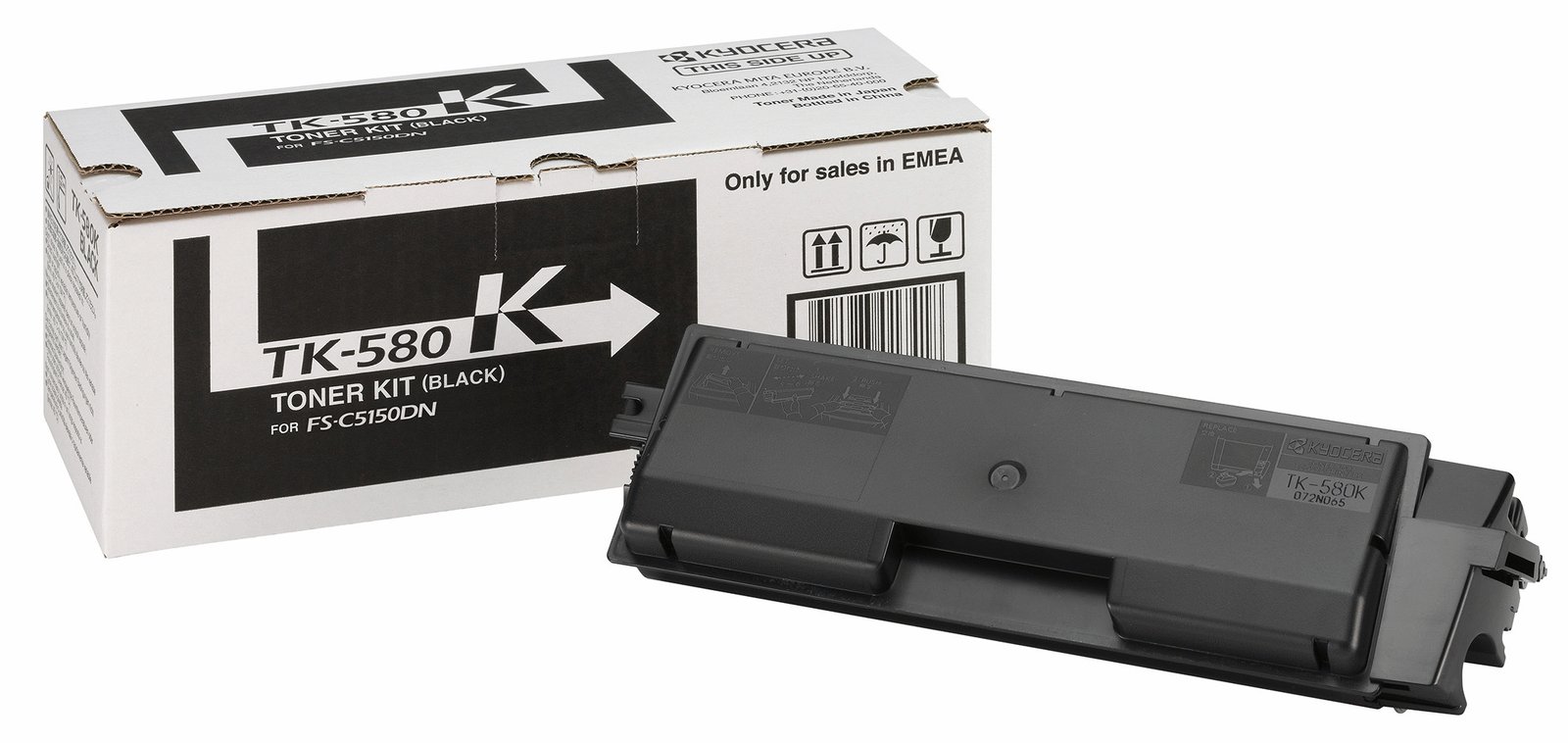 Kyocera TK 580K - Schwarz - Original - Tonerpatrone