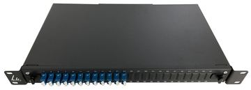 Lanview LVO233840 - LC - LC - Schwarz - Stahl - Rackeinbau - 1U von LumaTech