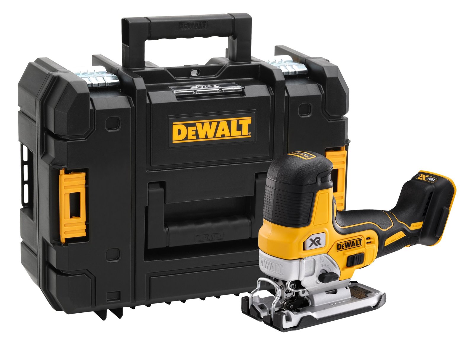DeWalt DCS335NT Akku-Pendelhubstichsäge solo inkl. Koffer