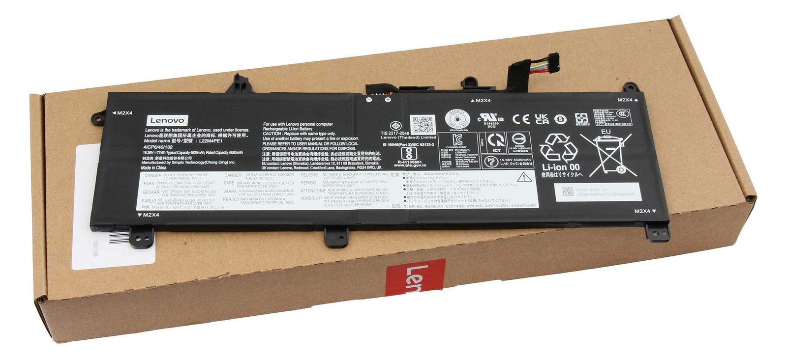 Lenovo Battery 4 Cell 71Wh L22D4PE1 SD/A - Batterie - 4.625 mAh von LumaTech