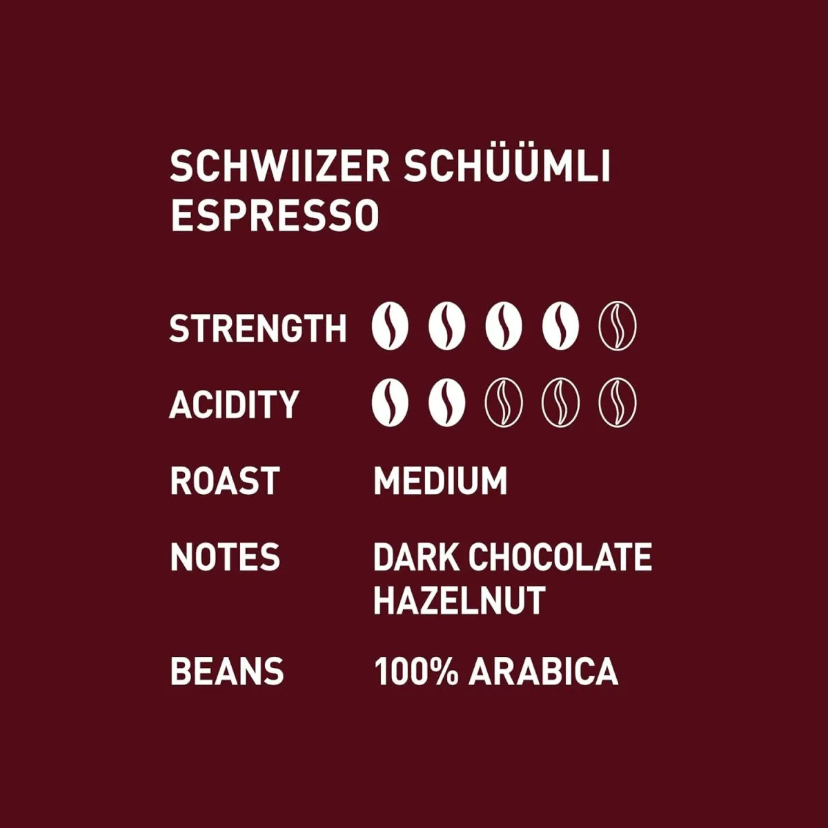 Schwiizer Schüümli Espresso, 100% Arabica Kaffeebohnen, kräftig-intensiv, ideal für Vollautomaten, Stärke 4/5, mittlere Röstung, Rainforest Alliance, 1kg — Bild 3