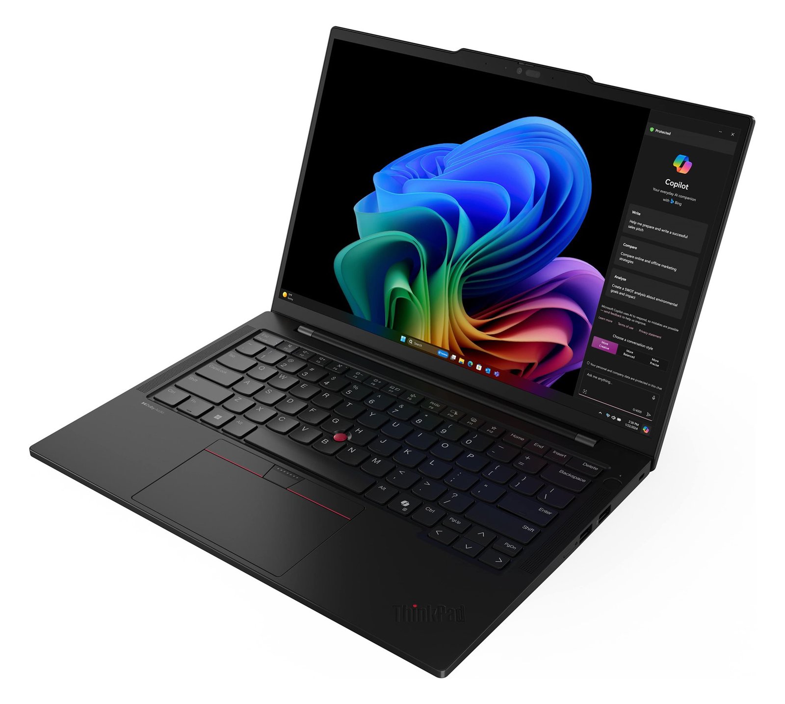 Lenovo ThinkPad T14s Gen 6 21N1 - 180°-Scharnierdesign - Snapdragon X Elite X1E-78-100 - TL: Deutsch, QWERTZ