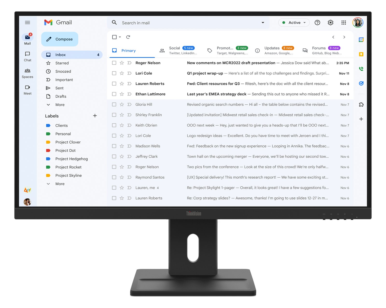 Lenovo ThinkVision E27-40 - LED-Monitor - 68.6 cm (27) von LumaTech