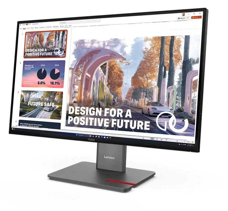 Lenovo ThinkVision E27Q-40 - LED-Monitor - 68.6 cm (27), Ansicht 5