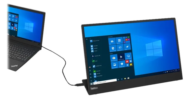 Lenovo ThinkVision M15 - LED-Monitor - 39.497 cm (15.6), Ansicht 5