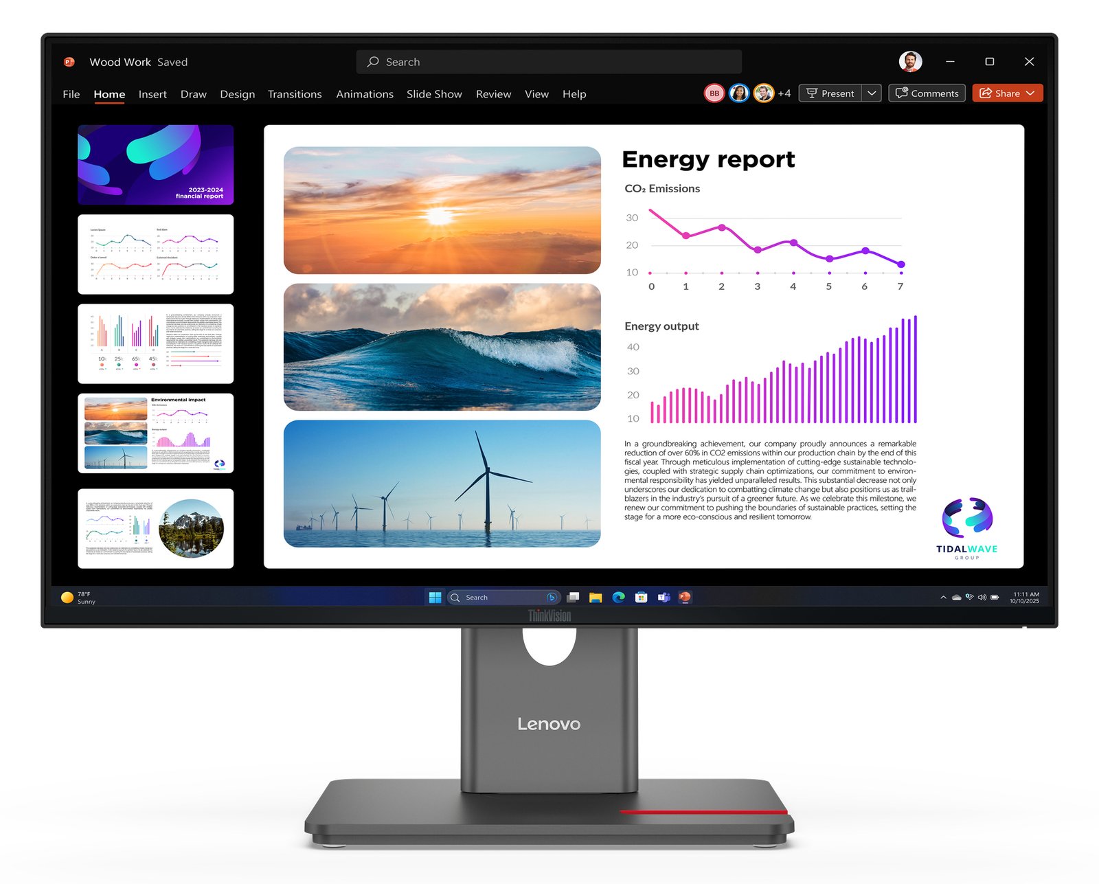 Lenovo ThinkVision P24Q-40 - LED-Monitor - 61 cm (24) von LumaTech
