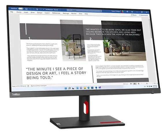 Lenovo ThinkVision S27i-30 - LED-Monitor - 68.6 cm (27), Ansicht 4