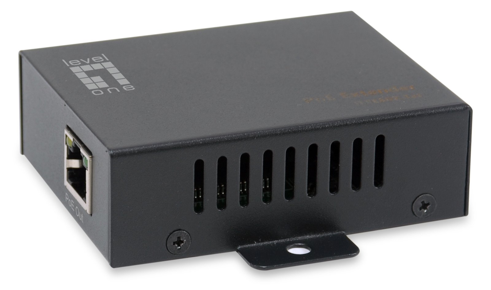 LevelOne 1-Port RJ-45 Gigabit PoE Repeater - Schwarz - 100 m - China - 0 - 40 °C - 0 - 90% von LumaTech