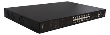 LevelOne FGP-2031 - Unmanaged - Fast Ethernet (10/100) - Power over Ethernet (PoE) - Rack-Einbau - 1U von LumaTech