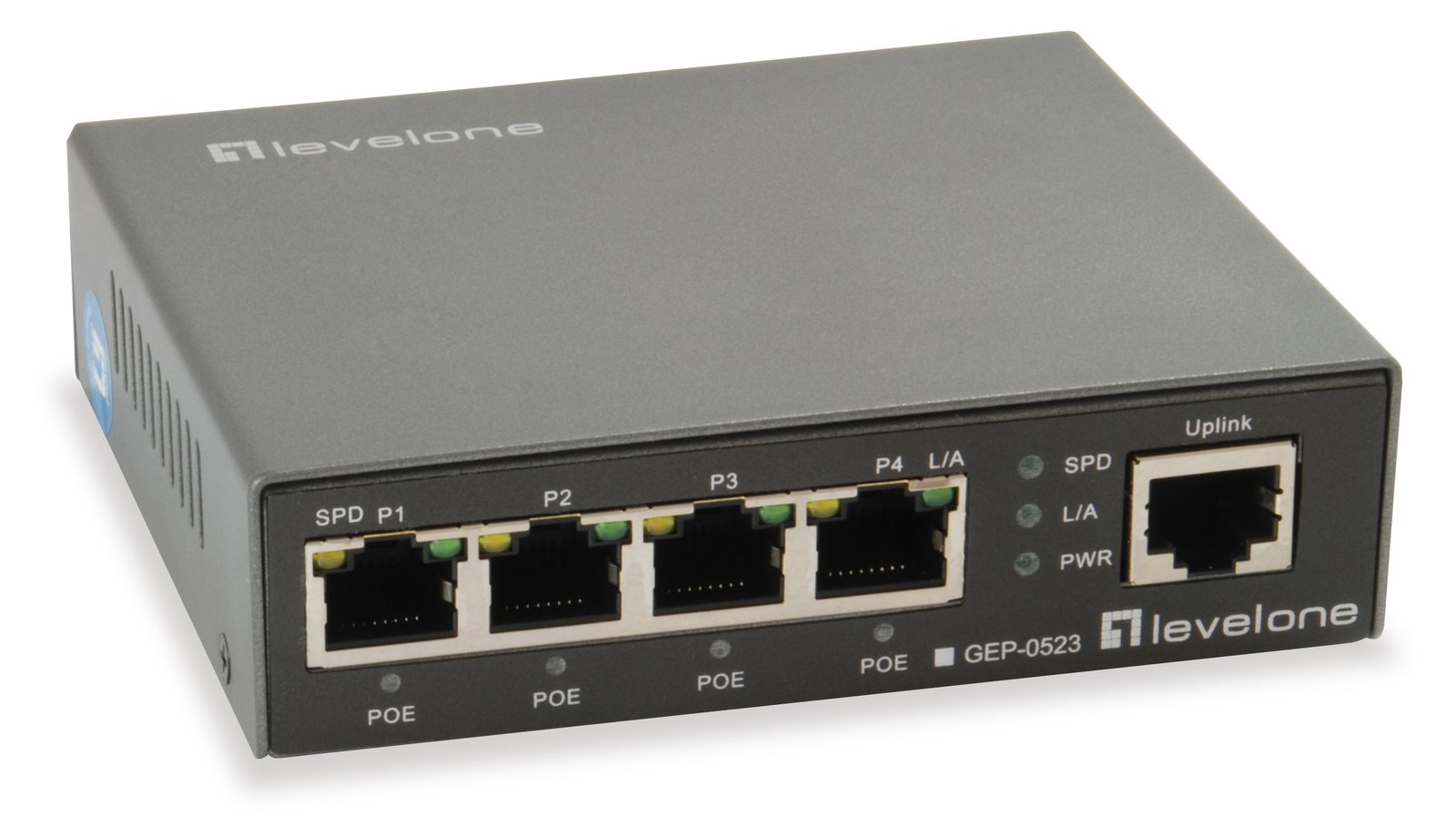 LevelOne GEP-0523 - Switch - 4 x 10/100/1000 (PoE+)