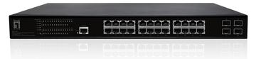 LevelOne GEP-2861 - Switch - managed - 24 x 10/100/1000 (PoE+) von LumaTech