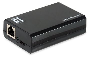 LevelOne Gigabit PoE bt zu USB-C PD 3.0 Splitter - 10/100/1000Base-T(X) - Schwarz - Aktivität - 5V - 12V - 24V von LumaTech