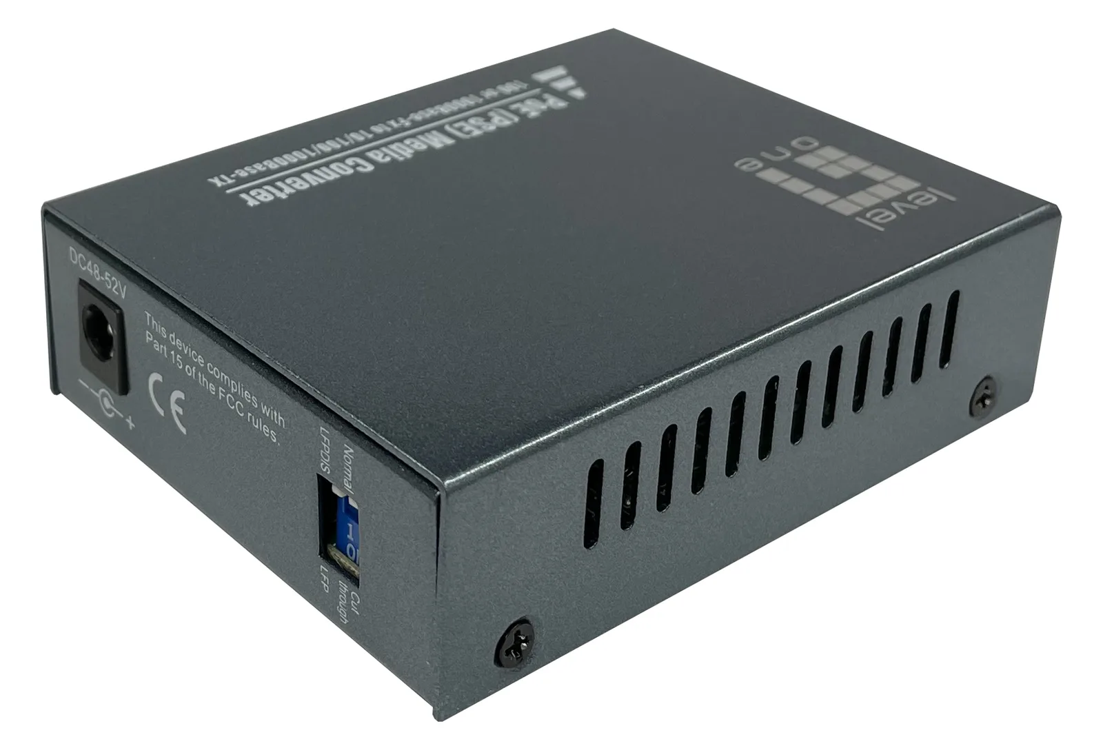 LevelOne Gigabit RJ45 zu SC Mediakonverter - 0.5km - 1000 Mbit - 10,100,1000 Mbit/s - 10BASE-T - 100BASE-T - 1000BASE-T, Ansicht 2