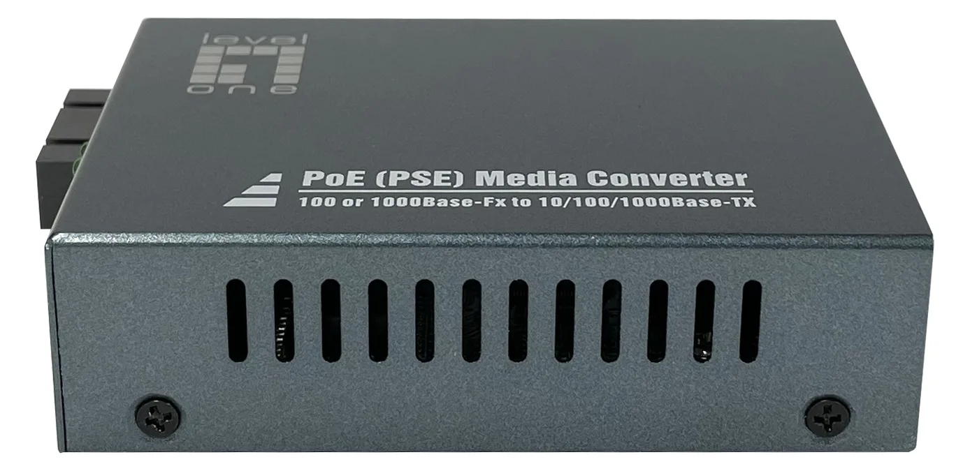 LevelOne Gigabit RJ45 zu SC Mediakonverter - 0.5km - 1000 Mbit - 10,100,1000 Mbit/s - 10BASE-T - 100BASE-T - 1000BASE-T, Ansicht 4