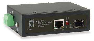 LevelOne IGC-0101 - Medienkonverter - 1GbE - 10Base-T, 100Base-TX, 1000Base-T, 1000Base-X - RJ-45 / SFP (mini-GBIC) von LumaTech