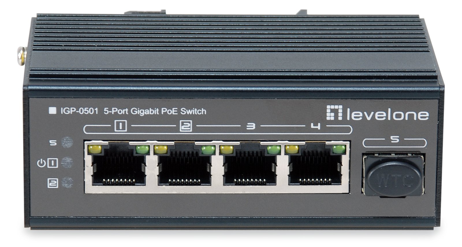 LevelOne IGP-0501 - Switch - 4 x 10/100/1000 (PoE+)
