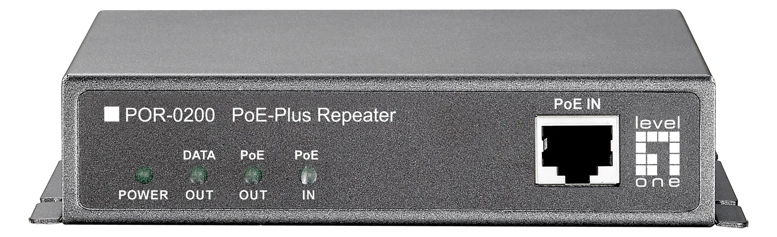 LevelOne POR-0200 - Repeater - 100Mb LAN - 10Base-T, 100Base-TX, Ansicht 3