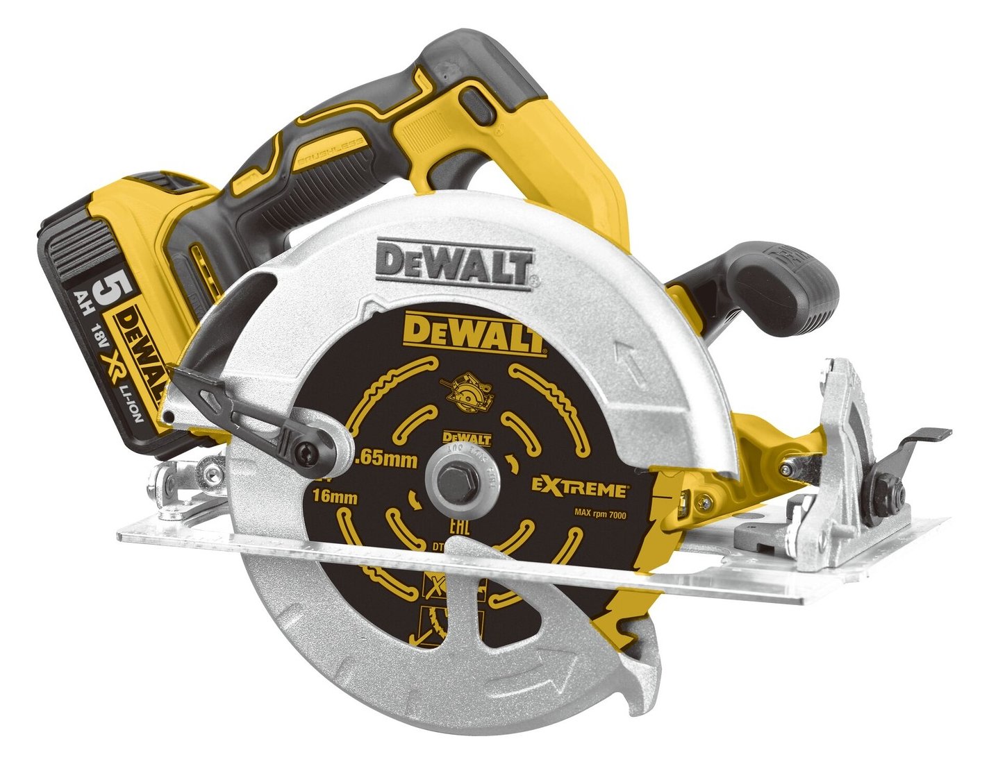 DeWalt DCS570NT Akku-Handkreissäge solo inkl. Koffer
