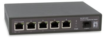 LevelOne Switch 6x GE GEP-0625 2.5GbE 57W 8xPoE+ sw - Switch - 10 Gbps von LumaTech
