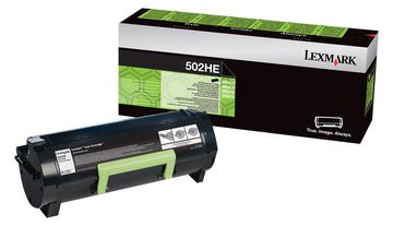 Lexmark 502HE - Hohe Ergiebigkeit - Schwarz - Original von LumaTech