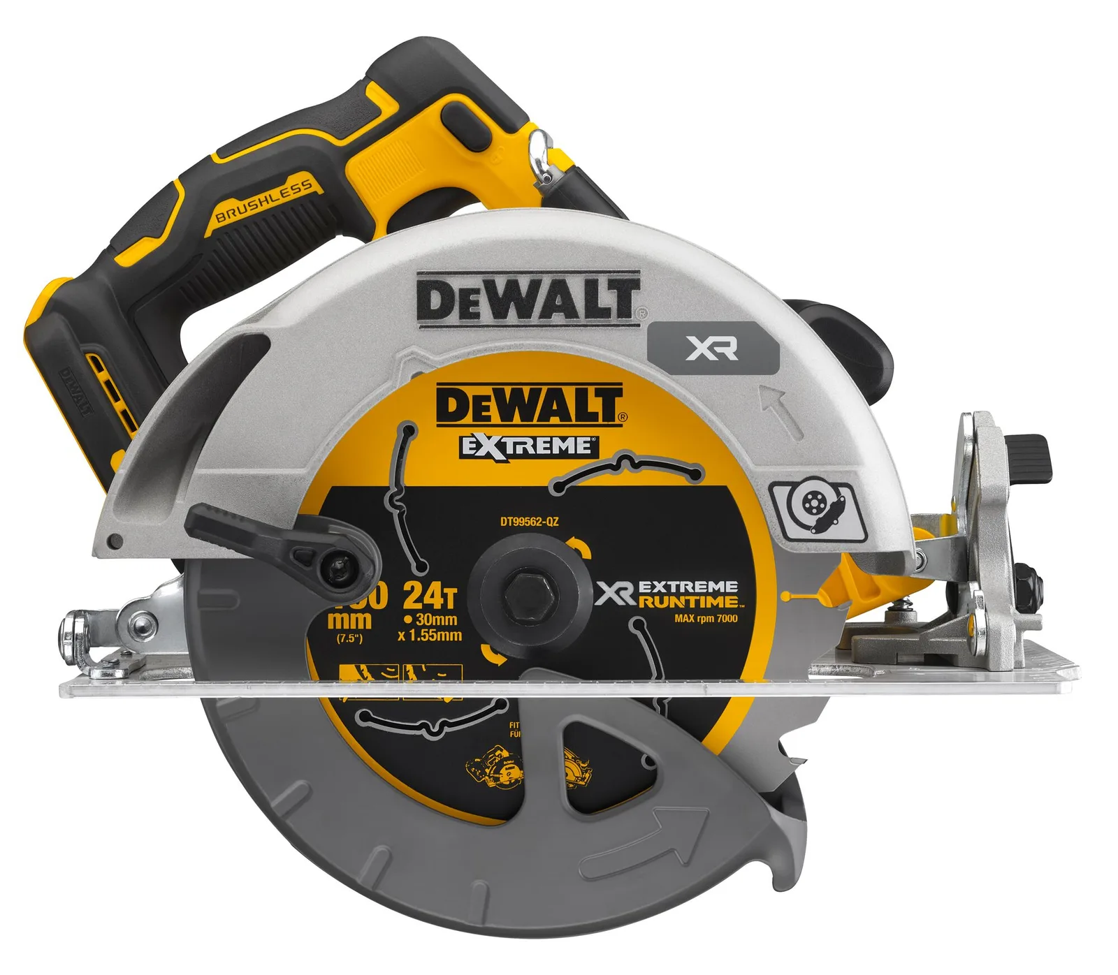 DeWalt DCS573NT 54V XR FlexVolt Akku-Handkreissäge solo inkl. Koffer, Ansicht 2