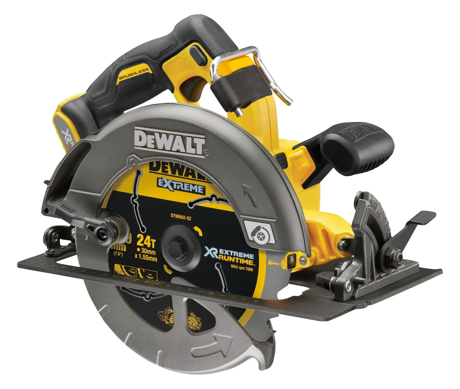 DeWalt DCS578NT 54V XR FlexVolt Akku-Handkreissäge solo inkl. Koffer