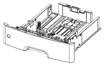 Lexmark Fach - 500 Blätter von LumaTech