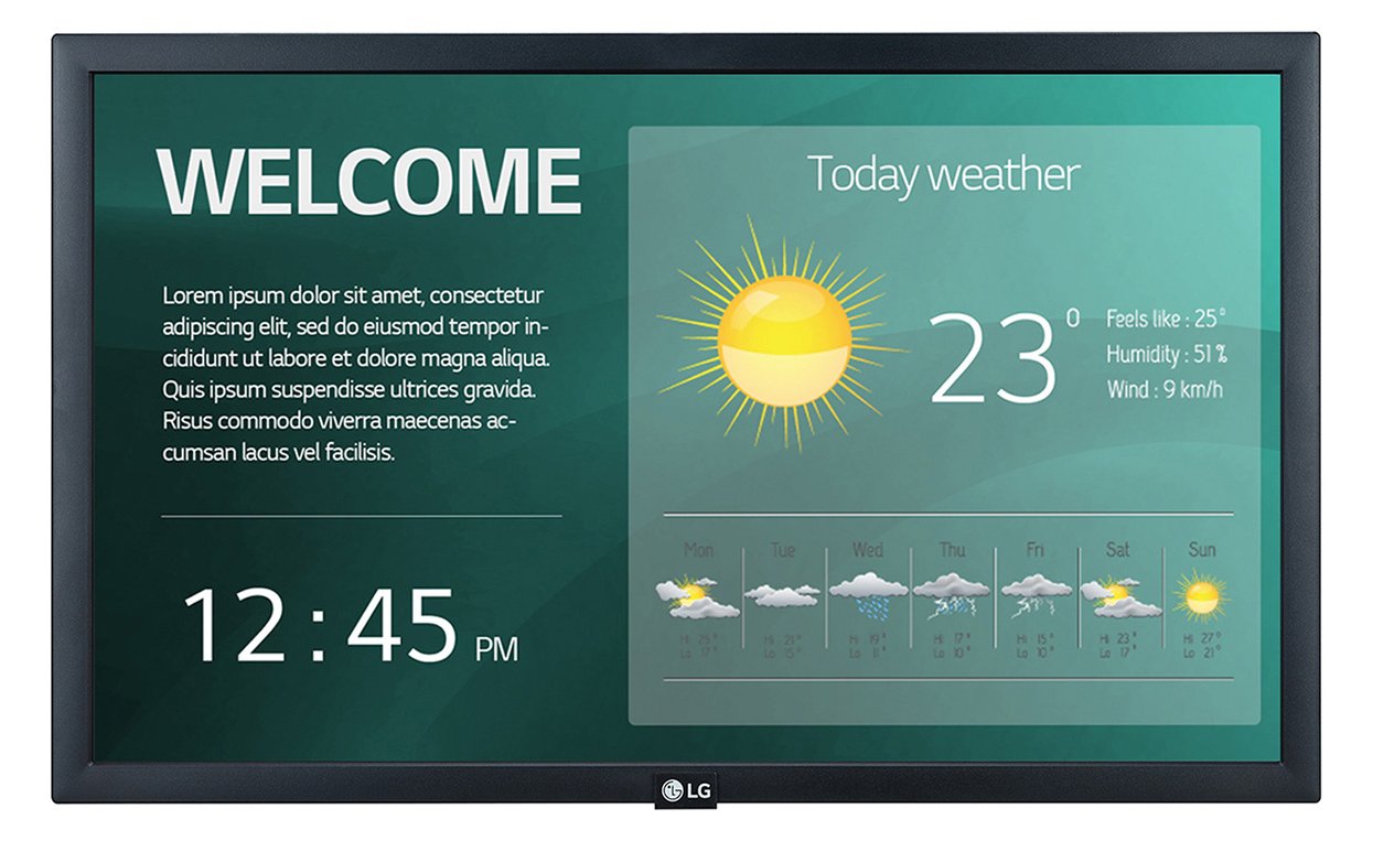 LG 22SM3G-B - 55 cm (22) Diagonalklasse (54.6 cm (21.5) von LumaTech