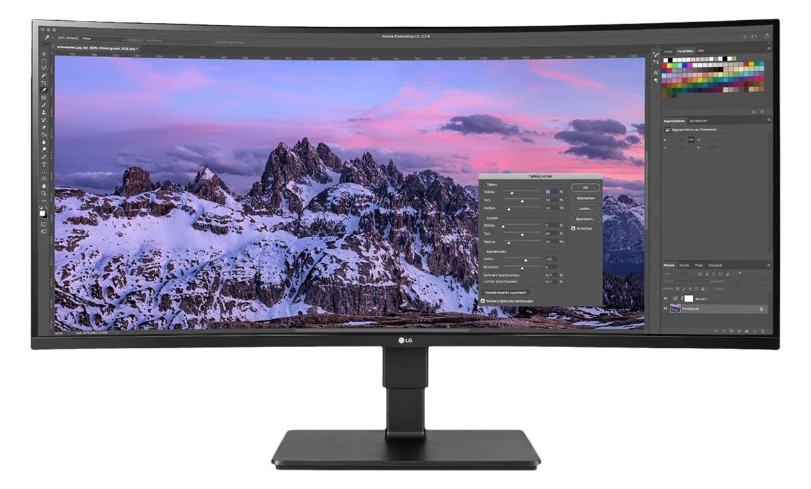 LG 35 35BN77CP-B UltraWide DP HDMI USB-C USB Black IPS 21 9 von LumaTech