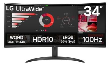 LG UltraWide 34WR50QK-B - LED-Monitor - gebogen - 86.42 cm (34) von LumaTech
