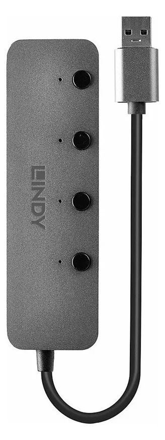 Lindy Hub - 4 x SuperSpeed USB 3.0 - Desktop, Ansicht 4
