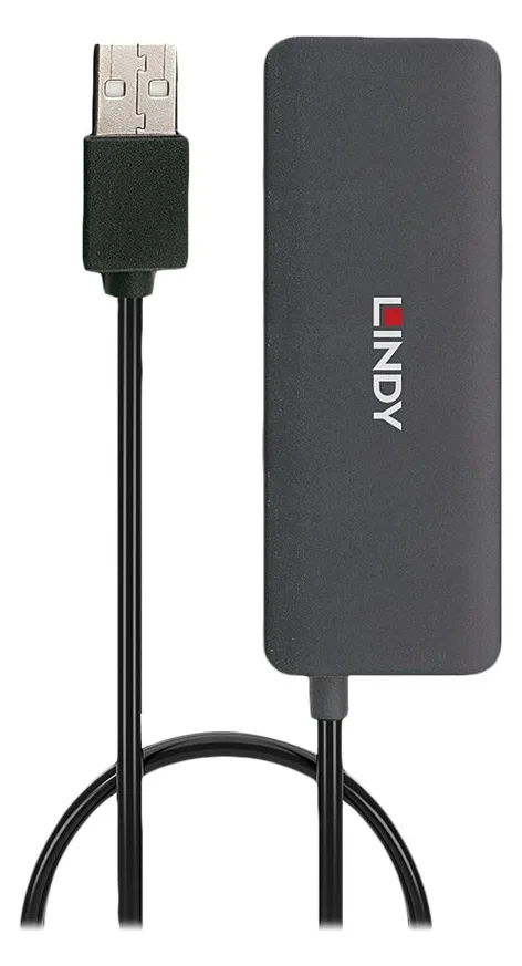 Lindy Hub - 4 x USB 2.0 - Desktop, Ansicht 2