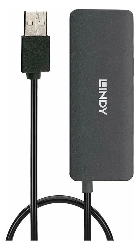 Lindy Hub - 4 x USB 2.0 - Desktop, Ansicht 3