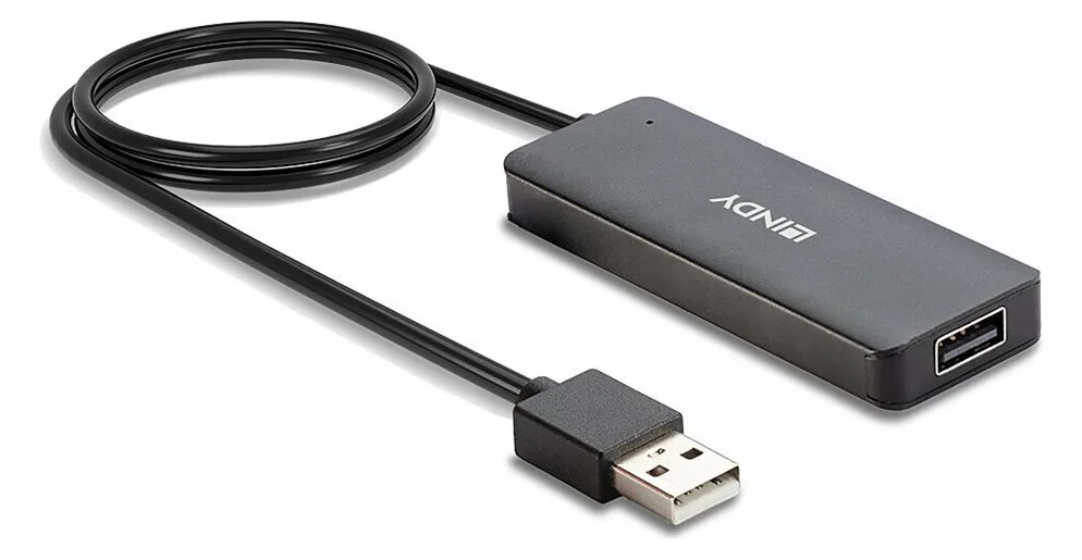 Lindy Hub - 4 x USB 2.0 - Desktop, Ansicht 4