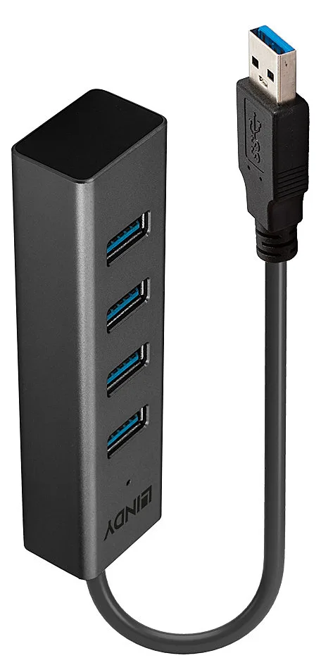 Lindy Hub - 4 x USB 3.2 Gen 1 - Desktop, Ansicht 2