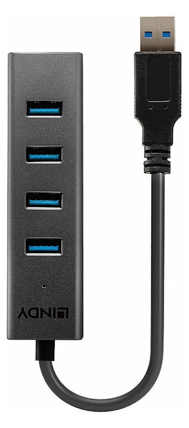Lindy Hub - 4 x USB 3.2 Gen 1 - Desktop, Ansicht 4