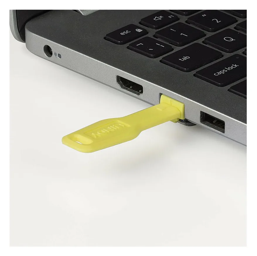 Lindy LAN-Portblocker - Gelb (Packung mit 20), Ansicht 3