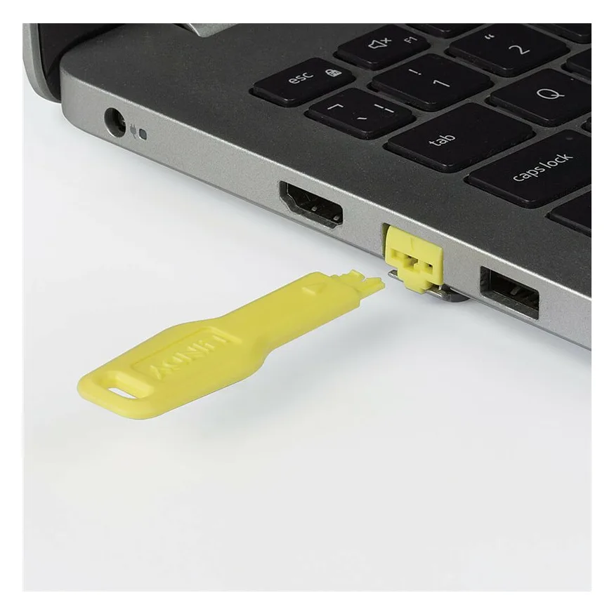 Lindy LAN-Portblocker - Gelb (Packung mit 20), Ansicht 4