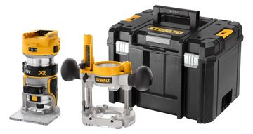 DeWalt DCW604NT Akku-Oberfräse solo inkl. Koffer von LumaTech