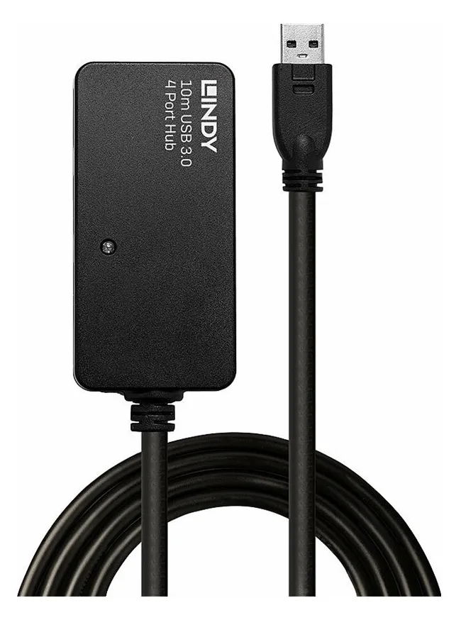 Lindy USB 3.0 Active Extension Pro 4 Port Hub, Ansicht 3