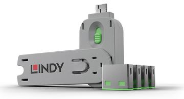 Lindy USB Port Blocker - USB-Portblocker - grün von LumaTech