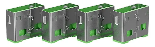 Lindy USB Port Blocker - USB-Portblocker - grün, Ansicht 2