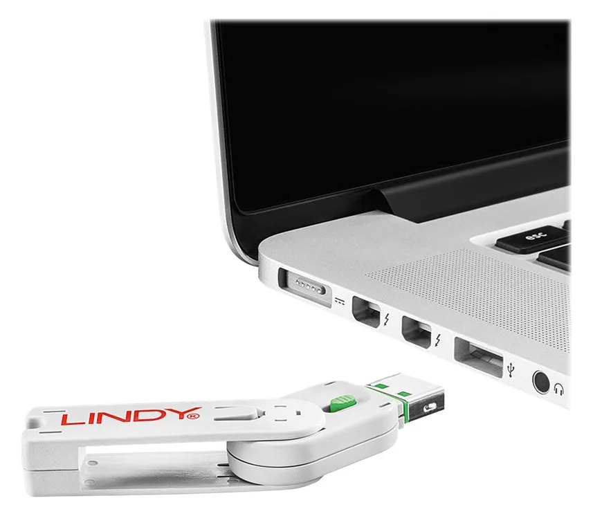 Lindy USB Port Blocker - USB-Portblocker - grün, Ansicht 3