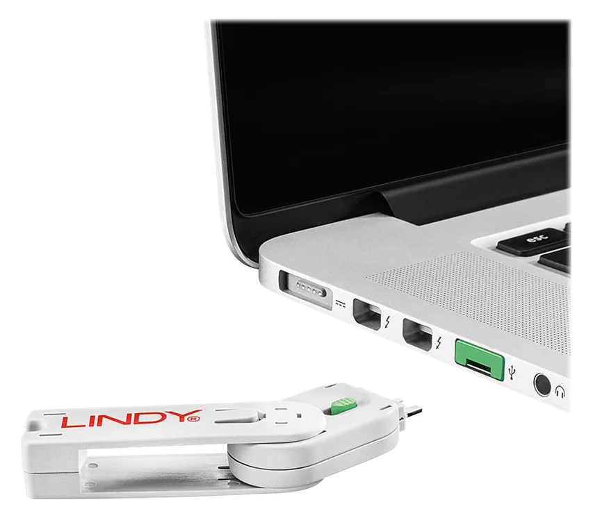 Lindy USB Port Blocker - USB-Portblocker - grün, Ansicht 4